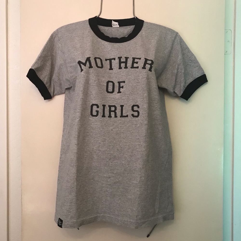 MOTHER OF GIRLS t-shirt by Slyfox Threads